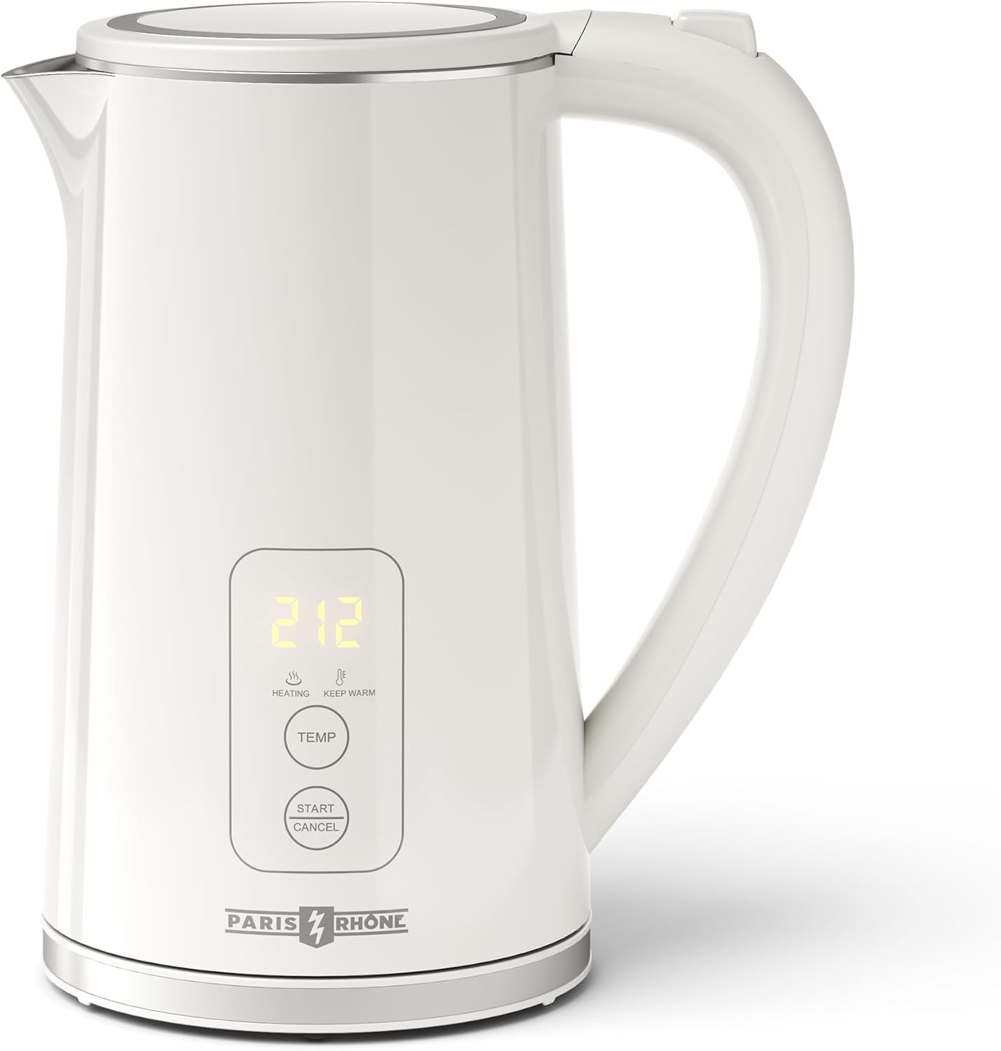 Electric Kettle Temperature Control, PARIS RH NE 1.7L Electric Kettle, 4H Keep Warm Water Boiler with 6 Presets, LED Screen Electric Kettles for Boiling Water, Boil-Dry Protection, BPA Free