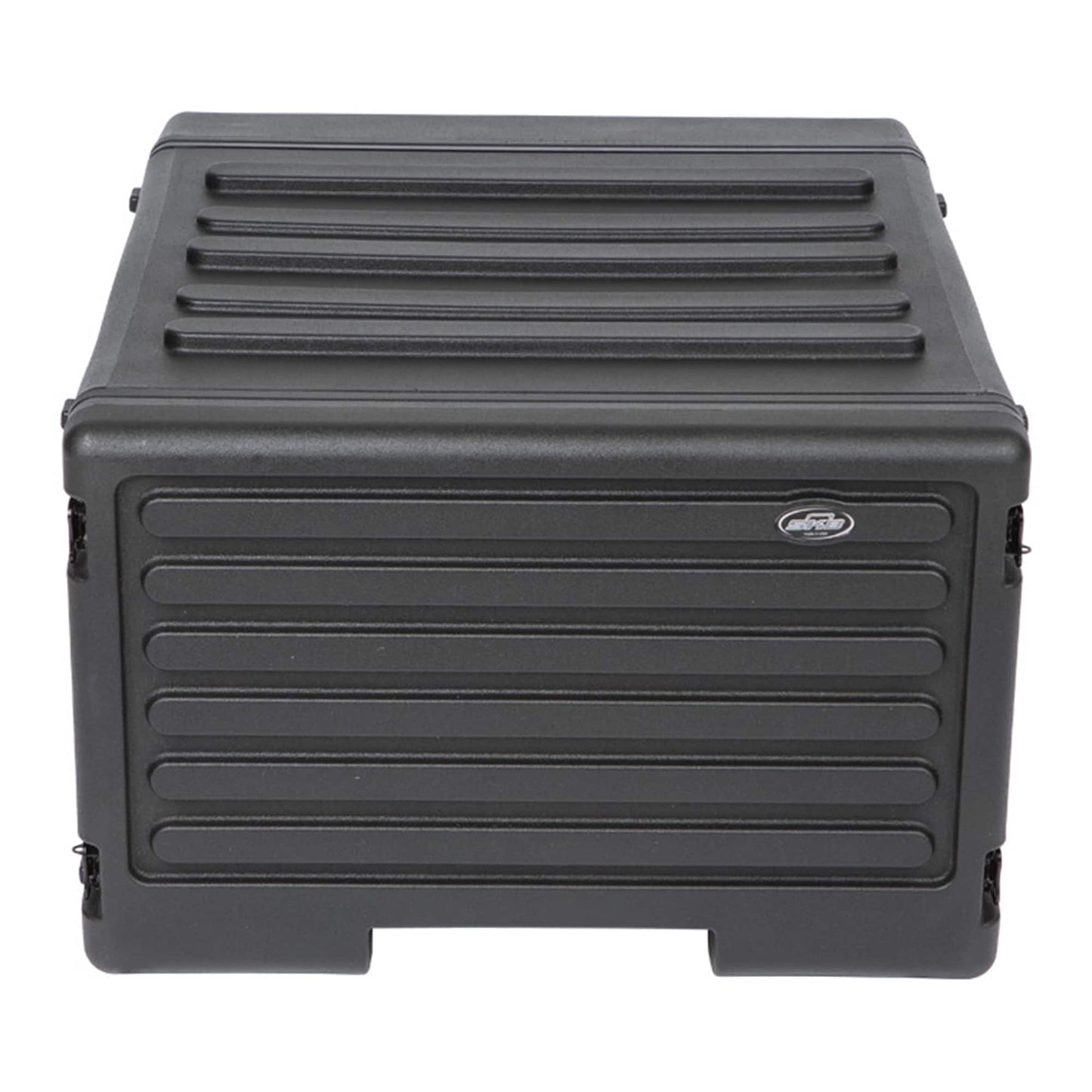 SKB 6U rSeries Rolling Rack with Integrated Back Wheels and 1-Touch Pull Handle