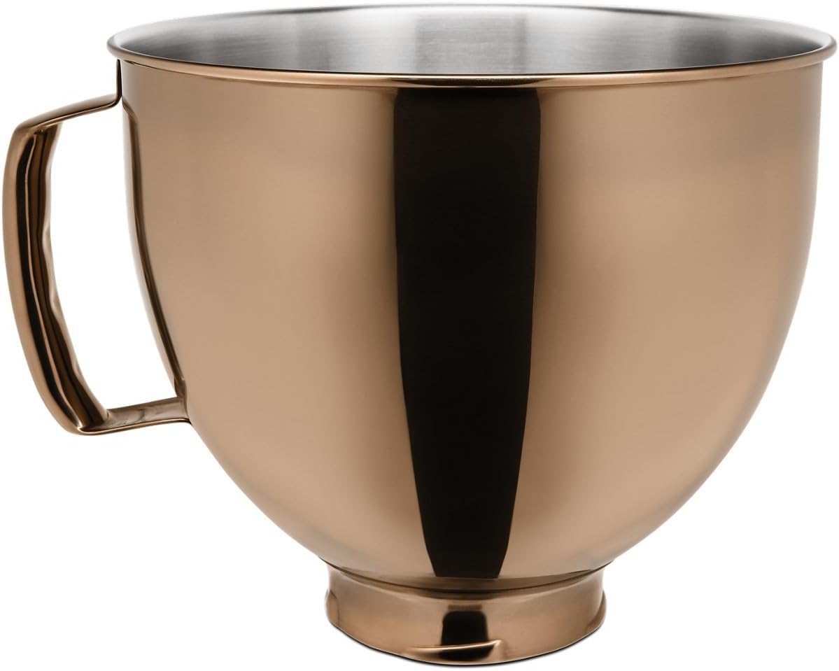 KitchenAidÂ® 5 Quart Tilt-Head Metallic Finish Stainless Steel Bowl, Radiant Copper