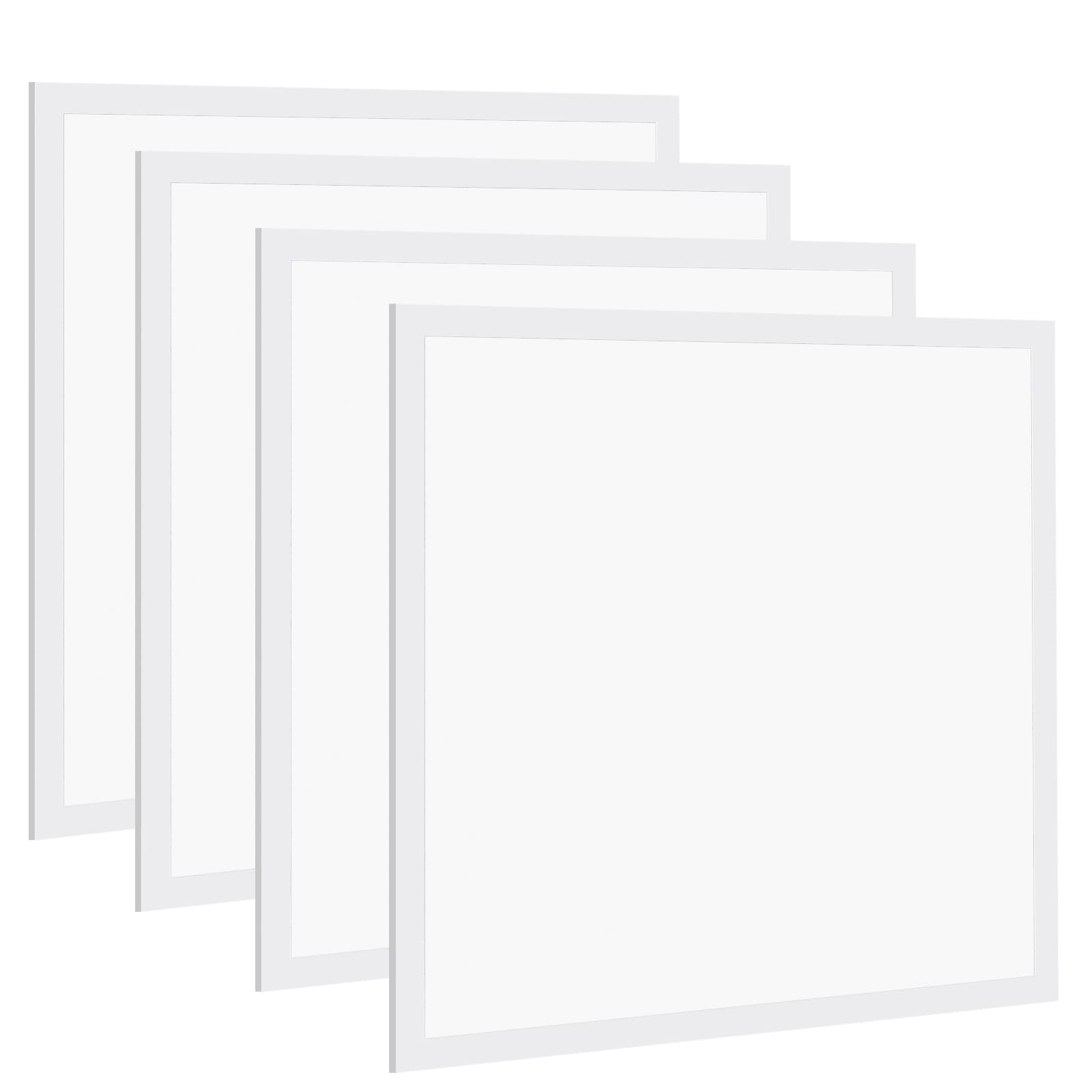 WYZM 8 -Pack 2-ft x 2-ft Adjustable Lumens Bright White LED Panel Light