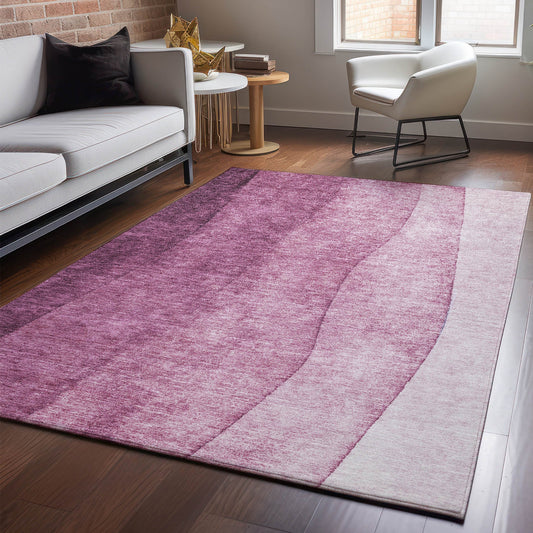 Addison Rugs Mayfield AMF625MM 10 x 14 (ft) Loomed Polyester Merlot Rectangular Indoor Geometric Machine washable Pet Friendly Area rug