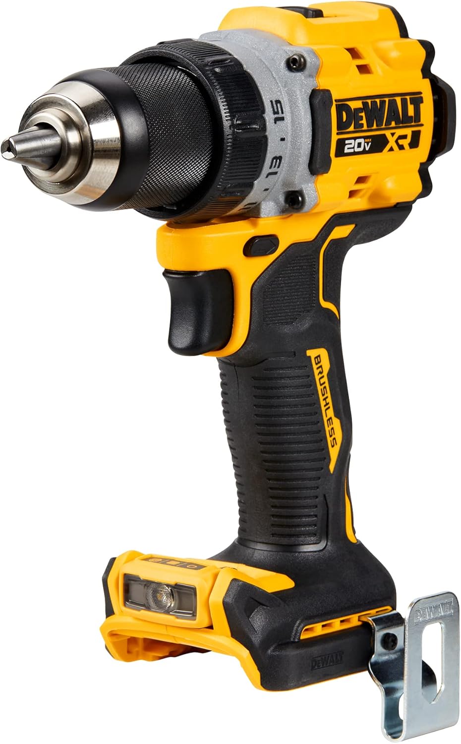 DEWALT 20V MAX* XRÂ® Brushless Cordless 1/2-in Drill/Driver (Tool Only) (DCD800B), Yellow (Renewed)