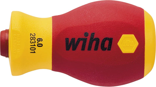 Wiha 41229 Series 283110 Soft Finish VDE Electric Slim Vario Stubby Screwdriver Handle