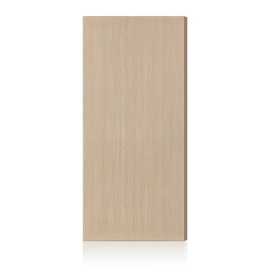 CALHOME 38-in x 80-in Oak Flush Textured Hollow core Prefinished MDF Slab Door