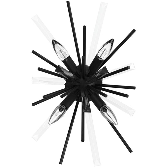 Avenue Lighting  HF8204-BK Palisades Ave Wall Sconce Wall Light in Black