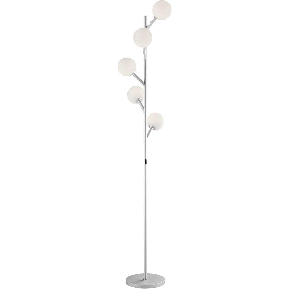 Lite Source  LS-83827SILV Blanca 715 inch 3000 watt Silver Floor Lamp Portable Light