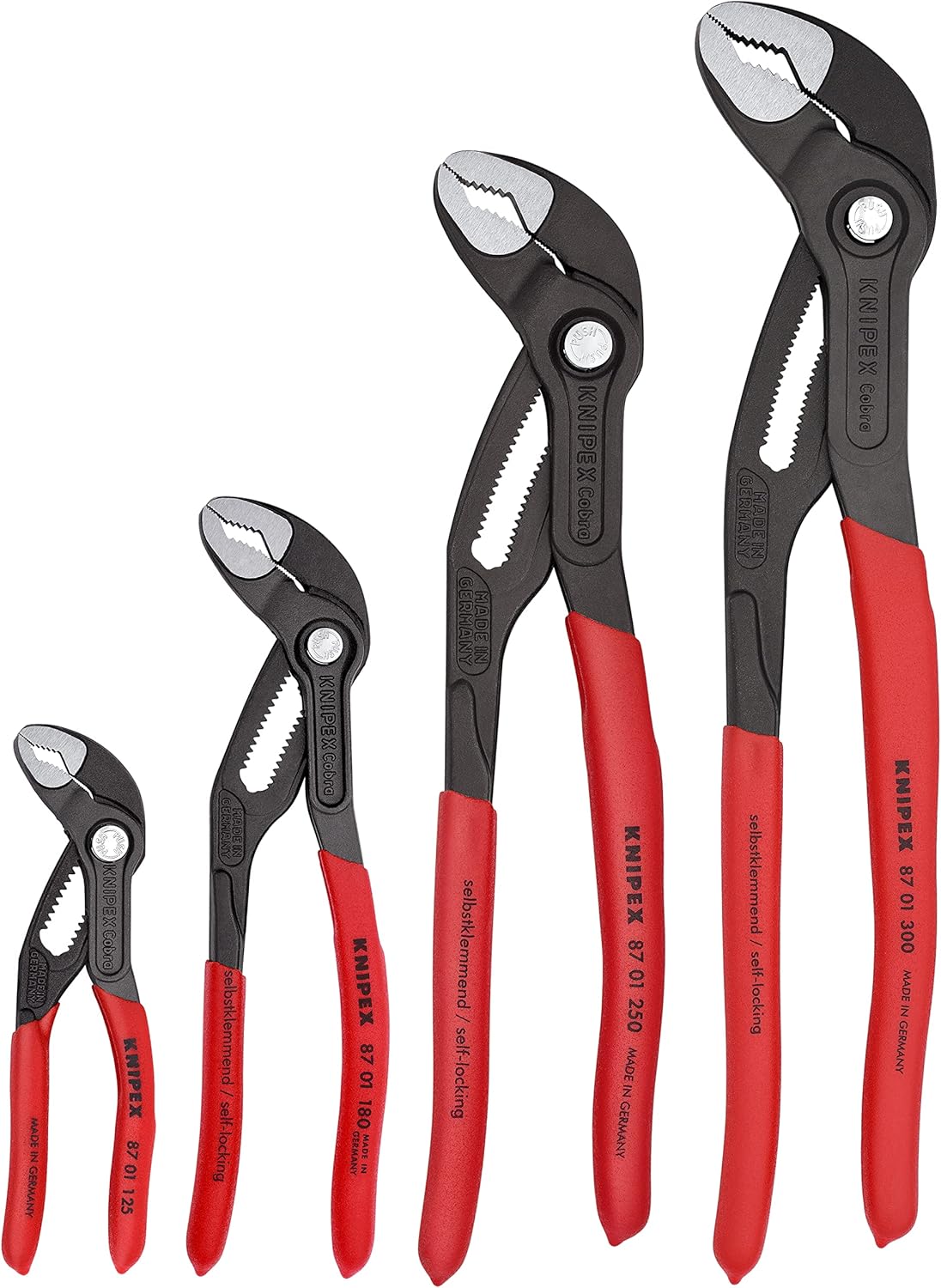 KNIPEX Tools 9K 00 80 143 US 4 Pc CobraÂ® Pliers Set